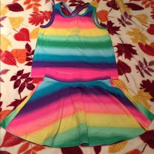 NWOT children's place tank & skort set